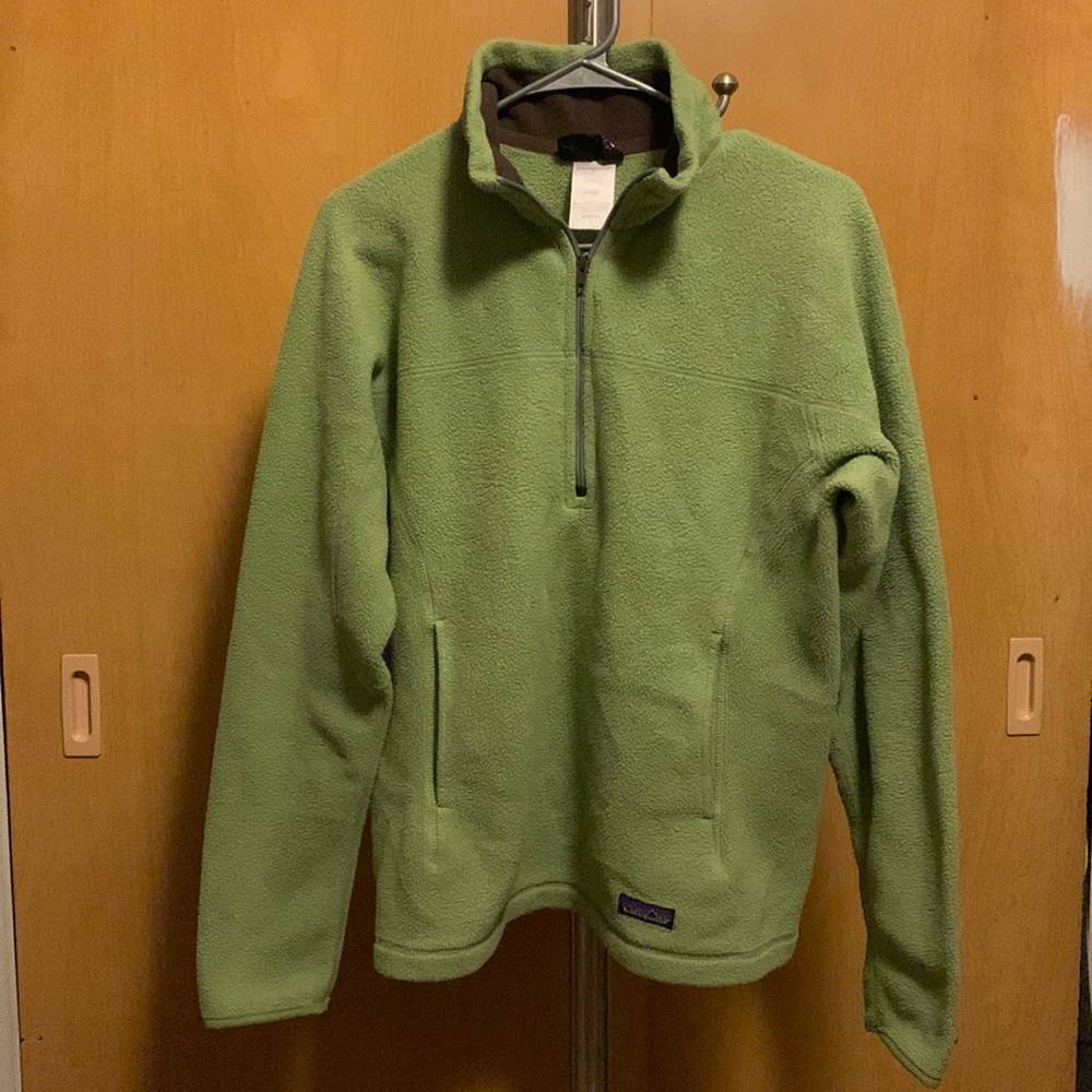 Vintage Women’s Large Green Patagonia Synchilla